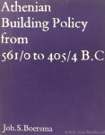 BOERSMA, J.S. - Athenian building policy from 561/0 to 405/4 b.c.