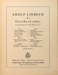 Liebeck, Adolf: - Goethe-Lieder komponirt für Klavier. Op. 6. Heft 3: 9. Neue Liebe, neues Leben