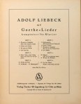 Liebeck, Adolf: - Goethe-Lieder komponirt für Klavier. Op. 6. Heft 3: 9. Neue Liebe, neues Leben