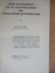 Los Dr. F.J. - Tekst en toelichting van de geloofsbelijdenis der Nederlandsche Hervormde Kerk