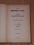 Harger, ds. A.G. (pred. te Wapserveen) - Het Christendom van Jezus. Tiental godsdienstige toespraken en laatste rede