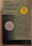  - Review of Finance Oxford Journals issn: 15723097
