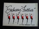 - Nachtclub folder Embassy Follies, London - Nachtclub folder Embassy Follies, London