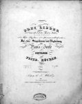 Kücken, Friedrich Wilhelm: - [Op. 14, Nr. 2] Drei Lieder für eine Singstimme mit Begleitung des Piano-Forte oder der Guitarre. Op. 14. No. 2. Erwartung