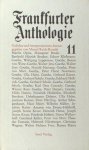 Reich-Ranicki, Marcel (Herausg.). - Frankfurther Anthologie 11. Gedichten und Interpretationen