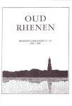 Diversen - Oud Rhenen Register Jaargangen 11-15 (1992-1996)