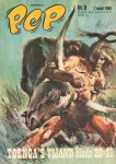 Diverse  tekenaars - PEP 1968 nr. 09, stripweekblad, 2 maart 1968 met o.a. DIVERSE STRIPS (ROODBAARD/MICHEL VAILLANT//RIK RINGERS/MICK TANGY/LUCKY LUKE/TOENGA/ASTERIX )/TOENGA (COVER )/MIRAGES (2 p.), goede  staat