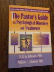 Johnson, W Brad - The Pastor's Guide to Psychological Disorders and Treatments