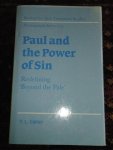 Carter T.L. - Paul and the Power of Sin: Redefining 'Beyond the Pale' (Society for New Testament Studies Monograph Series) Studies Monograph Series 115