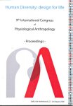 Louts, Tommy e.a. (samenst.) - Human Diversity: design for life. 9th International Congress of Physiological Anthropology. Proceedings [tekst EN]