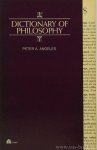 ANGELES, P.A. - Dictionary of philosophy.
