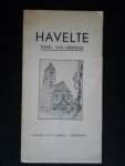  - Vooroorlogse folder + kaart Havelte [ 29 x 40]