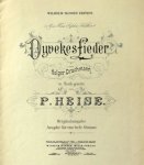 Heise, Peter: - Dyvekes Lieder... Originalausgabe Heise, Peter: - Dyvekes Lieder... Originalausgabe