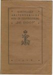  - Koninklijke Amsterdamsche Roei- en Zeilvereeniging "De Hoop. Jaarboekje 1918