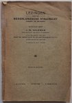 Haarman J W - Lezingen over het Nederlandsche strafrecht  formeel en materieel  voor leden van den bond van inspecteurs bij de Amsterdamsche politie Eerste bundel