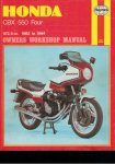 Shoemark, Pete - Repair Manual, Honda CBX550 Four from 1982-1984 owners workshop manual