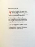 BOUTENS, P.C. Als: Andries de HOGHE - Strofen en andere verzen uit de nalatenschap van Andries de Hoghe. Uitgegeven en ingeleid door P.C. Boutens.