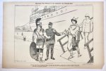 Braakensiek, Johan (1858-1940) - [Original lithograph/lithografie by Johan Braakensiek] Generaal Van Heutsz in de vrijhaven van Sabang-baai, 1 November 1903, 1 pp.