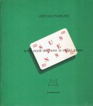 PAOLINI, Giulio - Giulio Paolini - Suspense - breve storia del vuoto in tredici stanze.