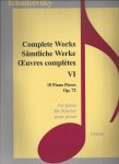 Tschaikowsky - Complete Works. Sämtliche Werke. oeuvres complètes VI. 18 Piano Pieces, Op. 72. For piano/für Klavier/pour piano