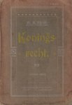 Paap, W.A. - Koningsrecht Paap, W.A. - Koningsrecht
