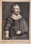 Adriaen Lommelin (c. 1637-1673), after Anthony van Dyck (1599-1641) - Antique print, engraving I Portrait of Paul de Vos, published ca. 1640, 1 p.