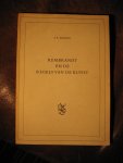 Emmens, J.A. - Rembrandt en de regels van de kunst.