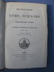 Franklin, Alfred - Dictionnaire des noms, surnoms et pseudonymes latins de l'histoire littéraire du Moyen Age (1100-1530).