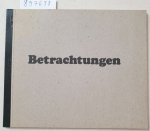 Merkel, Klaus und Jürgen Müller: - Betrachtungen 1978. (Gedichte und Zeichnungen) :