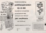 Pamflet Provo gerelateerd - fototentoonstelling 10-3-66  Amsterdam  politieoptreden tijdens huwelijk Beatrix