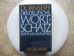 Franz Dornseiff - Der Deutsche Wortschatz nach Sachgruppen