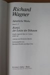 WAGNER, Richard / VOSS, Egon (Editionsleitung) - Richard Wagner, Sämtliche Werke Band 3,V,. Rienzi, der Letzte der Tribunen. Große tragische Oper in 5 Akten WWV 49 (Serie: Richard Wagner - Sämtliche Werke) Partitur und Kritischer Bericht Gesamtausgabe.