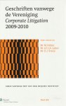 M. Holtzer, A.F.J.A. Leijten en D.J. Oranje (red.) - Geschriften vanwege de Vereniging Corporate Litigation 2009-2010