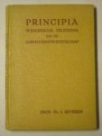 Severijn, Prof. Dr. J. - Principia --- Wijsgeerige inleiding tot de godsdienstwetenschap