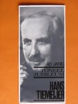  - Folder 40 jarig toneeljubileum Hans Tiemeyer