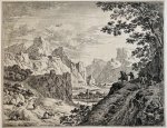 Jean Jacques de Boissieu (1736-1810) - Antique print, etching I Suite de dix paysages, published 1763, 1 p.