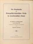 Cortum, Theodor (Hrsg.): - Die Orgelwerke der Evangelisch-lutherischen Kirche im Hamburgischen Staate: Ein Bestands- und Prüfungsbericht aus dem Jahre 1925