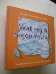 Thone, Donatus / Boreel, Claudine, tekeningen - Wat zeg ik tegen Petrus? Tegeltjeswijsheden over persoonlijk leiderschap en KoffieCoaching. (Exit gesprek vanuit elke geloofsovertuiging)