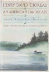 Thoreau, Henry David - An American Landscape. [Selected writings from his journals]