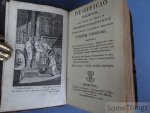 Thomas [Thomam, sic] du Jardin, O.P. - De officio sacerdotis, qua judicis et medici in sacramento poenitentiae instructio brevis, in gratiam et commodum Tyronis theologi.