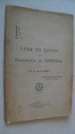 Horst Alex D. van der - Leer en leven van Benedictus de Spinoza