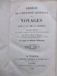 Harpe, J.F. de la. - Abrégé de l'histoire Générale des voyages. Nouvelle édition, revue, corrigé et augmentée d'un extrait des voyages les plus récens par M. le Baron de Roujoux. Voyages en Afrique Tome IV et V.