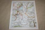  - Oude kaart Boerenoorlog Zuid-Afrika - circa 1905