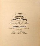 Henselt, Adolphe: - Romance Russe de N. Noroff transcrite pour le piano. Op. 13. A deux mains