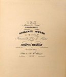 Henselt, Adolphe: - Romance Russe de N. Noroff transcrite pour le piano. Op. 13. A deux mains