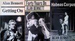 Bennett, Alan - 3x Plays: 1) Getting On; 2) Forty Years On; 3) Habeas Corpus (3 volumes)