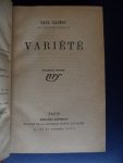 Valéry, Paul - Variété