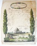  - [Kermisbrief / Fair Wish Card 1814] Cornelis Beets. Beemster? Fair wish card, dated 1814, 1 p.