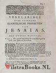 Hellenbroek, Abraham - De Euangelische Jesaia: ofte des zelfs Voorname Euangelische Prophetien. In haar samenhang, eige inhoud, oogwit, vervulling, en nuttig gebruik vertoond.