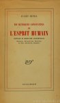 BENDA, J. - De quelques constantes de l'esprit humain. Critique du mobilisme contemporain (Bergson, Brunschvicg, Boutroux, Le Roy, Bachelard, Rougier)